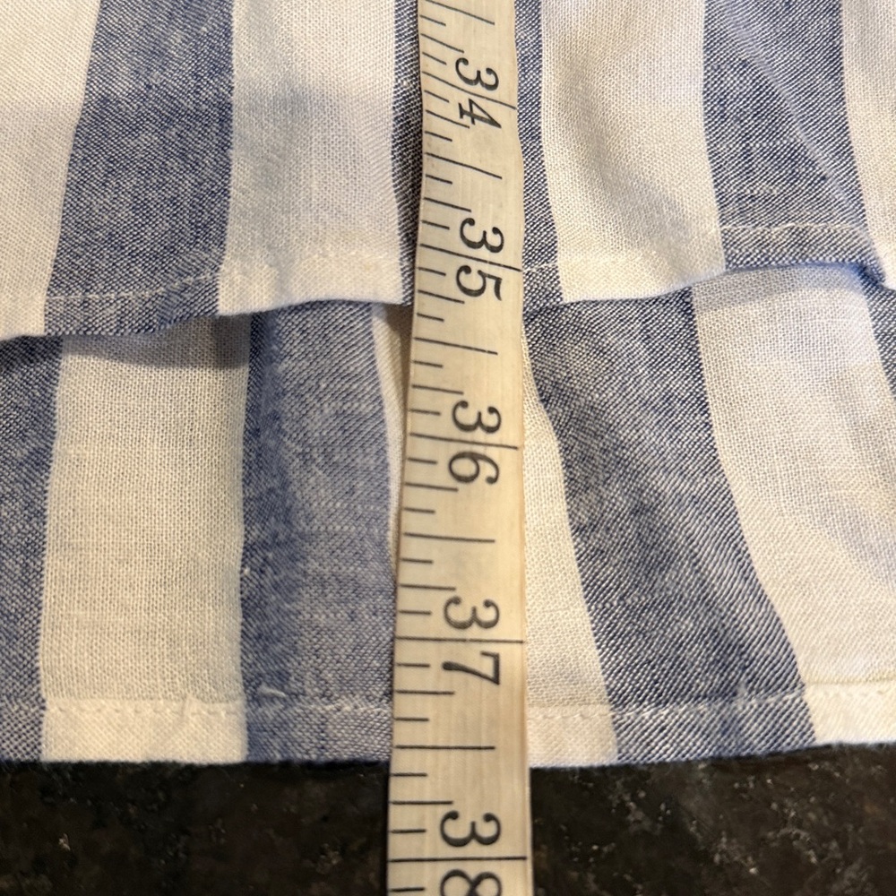 Rails Wren Seattle Stripe Linen/Rayon Dress Size Medium - Picture 10 of 13